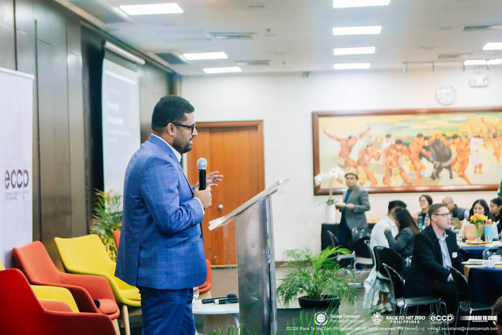 Shaurya Ritwik delivering Keynote at ASEAN Climate Action Dialogue, AIM Philippines