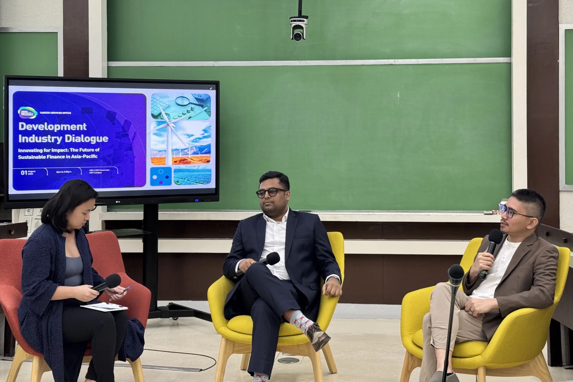 Panel discussion at AIM Development Industry Dialogue