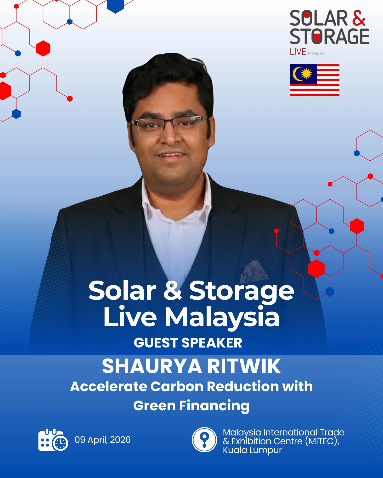 Shaurya Ritwik at Solar & Storage Live Malaysia